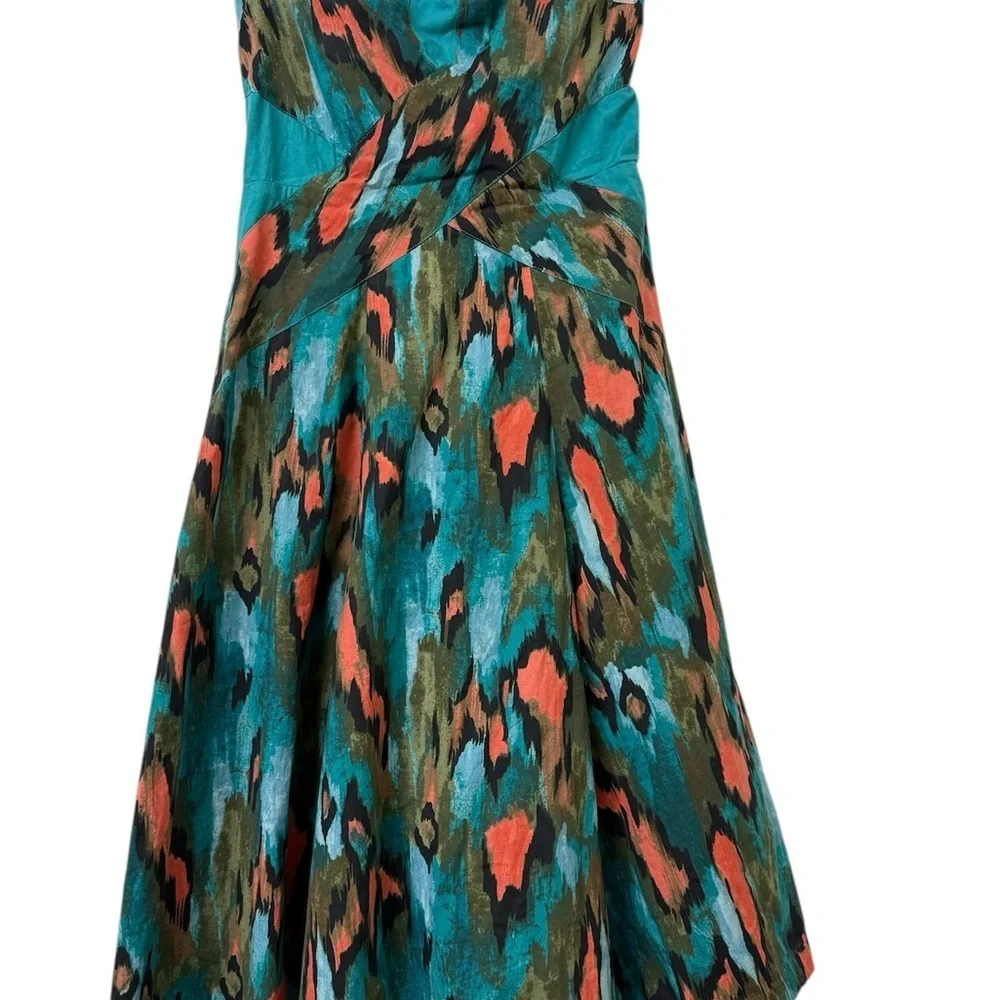 Anthropology girls from savoy Elegant Kids Formal Dress in Teal and Coral - Picture 14 of 16